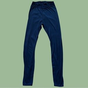 Vintage Patagonia Men Capilene Pants Base Layer Blue USA Made Ski Sports